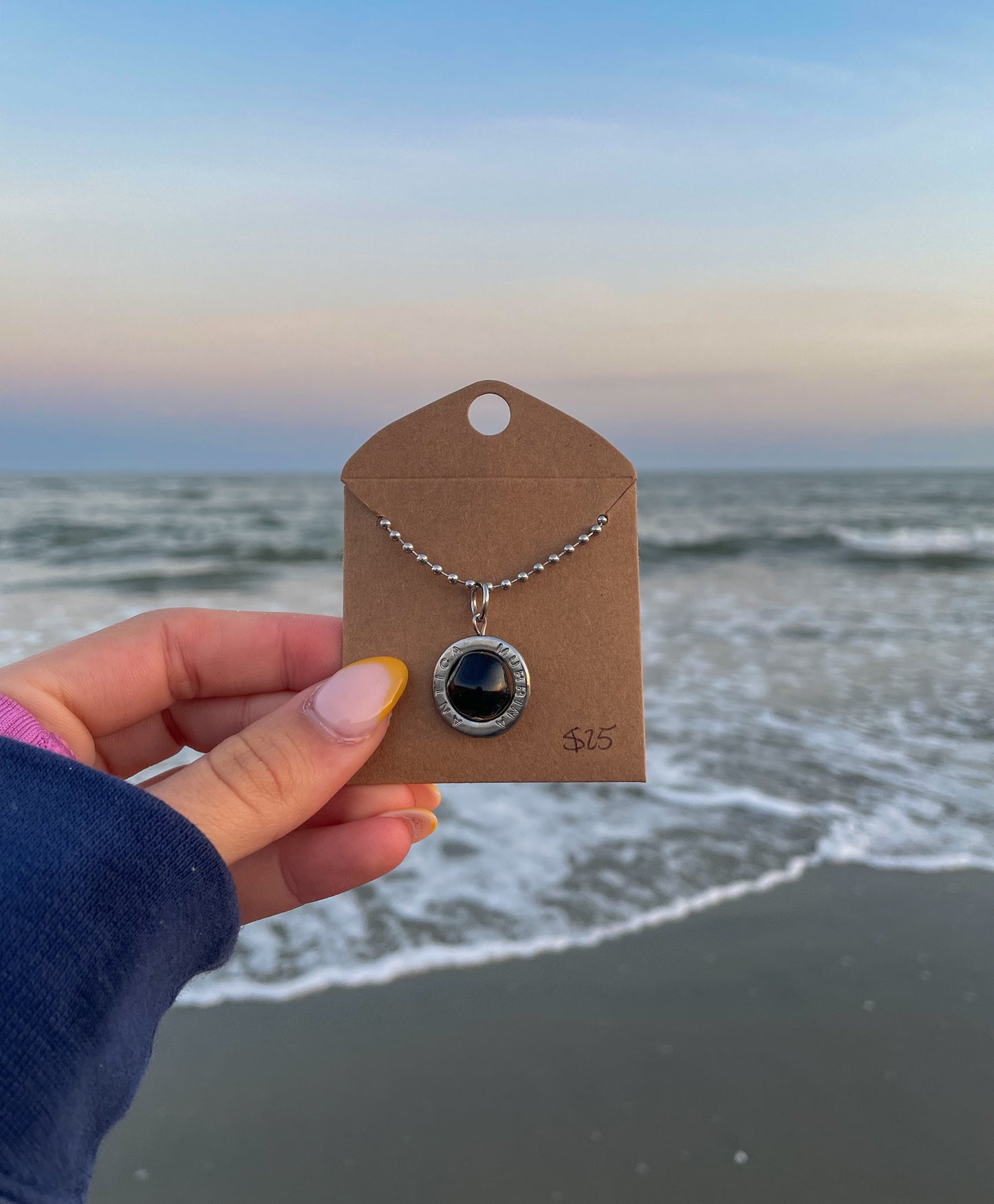 Black Circle necklace