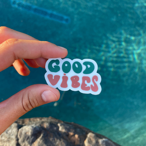 Good vibes sticker