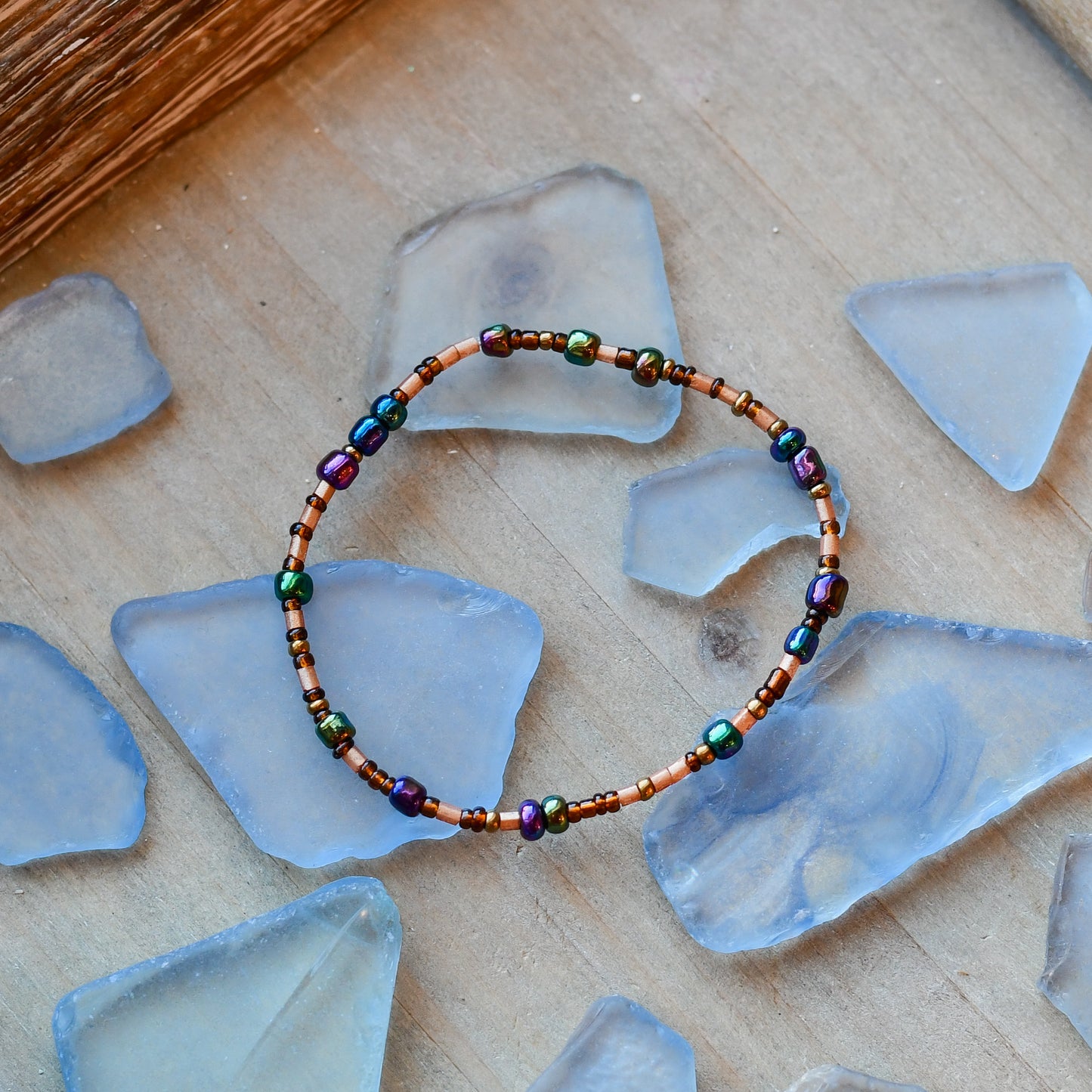 Mardi Gras bracelet