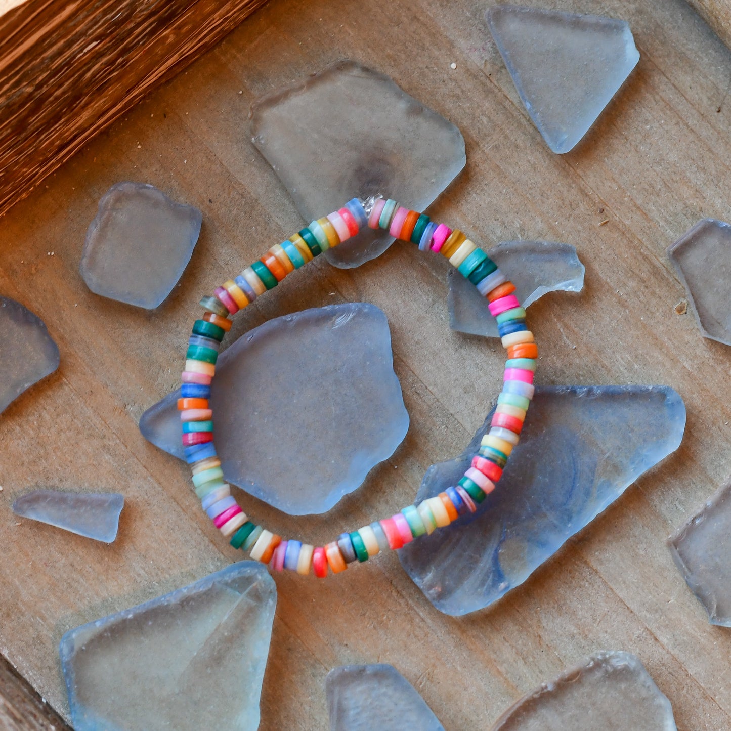 seaglass bracelet