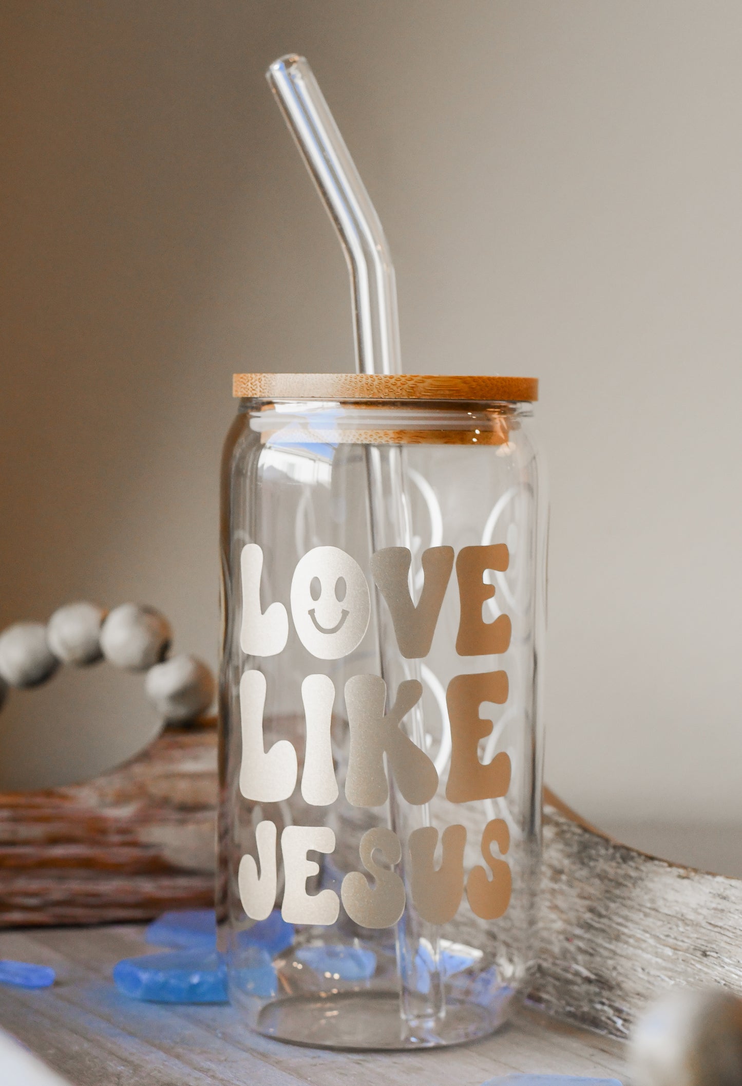Love like Jesus champagne cup