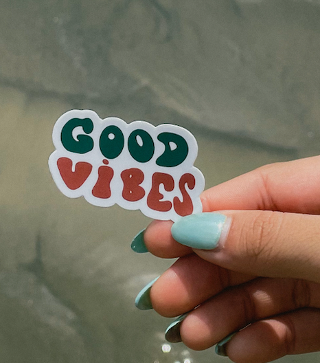 Good vibes sticker