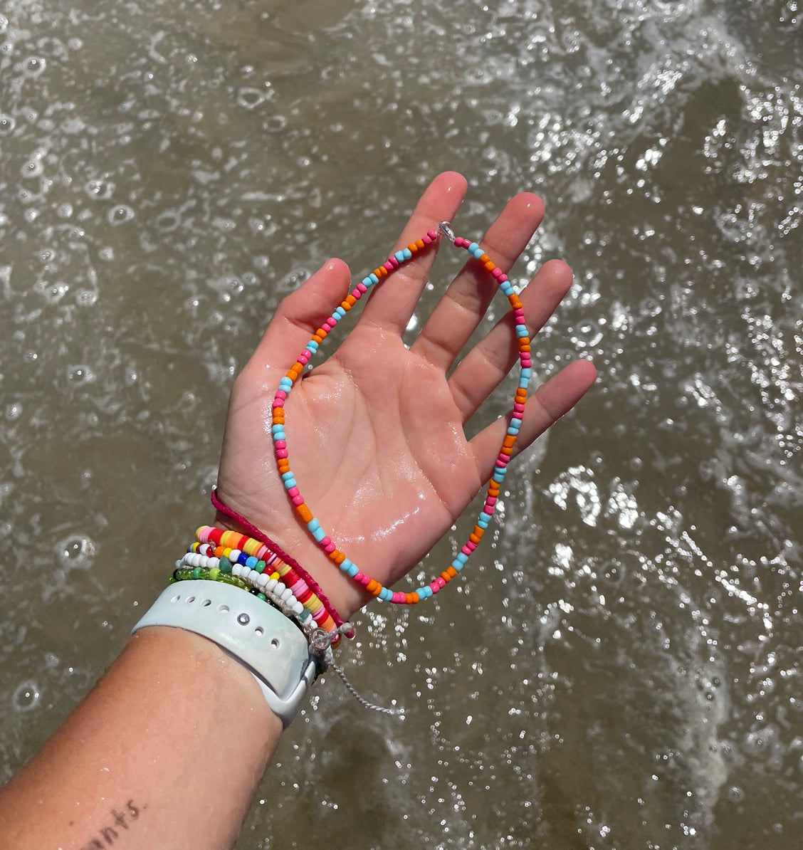 Tropical punch necklace